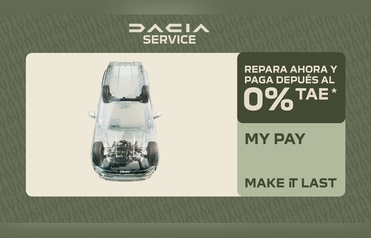 Repara tu Dacia ahora y paga después